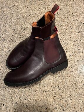 Men's 11 D Allen Edmonds Tate Chelsea Boots in Dark Brown